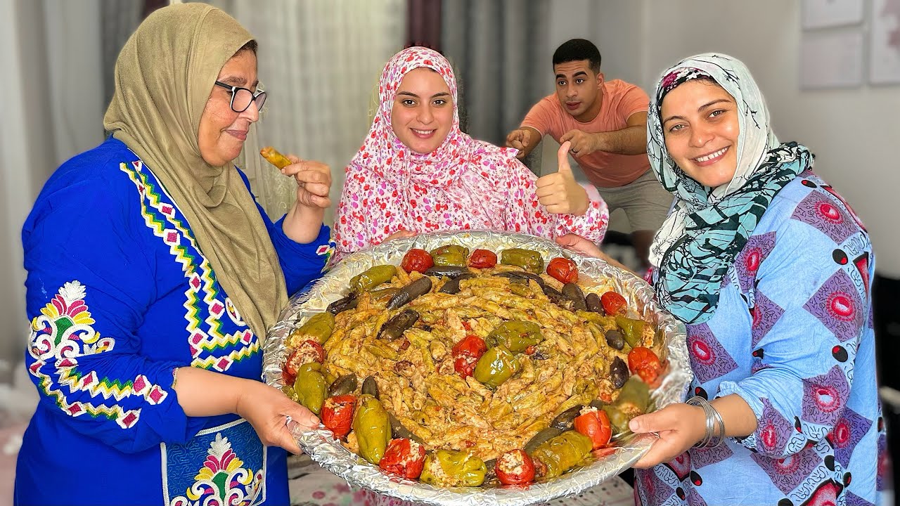 جوزي عمل حوارات و حلف عليا اعملو المحشي بعد ٦ شهور زواج 💔(جبت امي وحماتي يعلموني )🥲