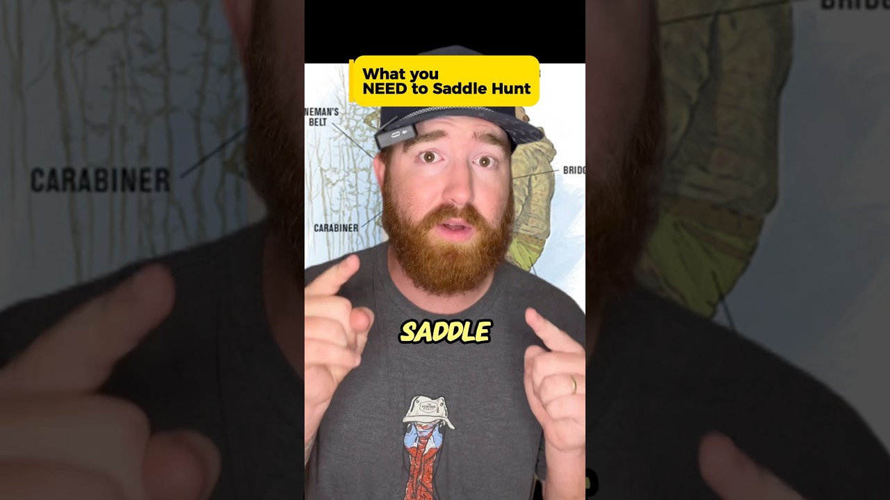 The BARE ESSENTIALS to Saddle Hunt! #hunting #deerhunting #bowhunting #saddlehunting