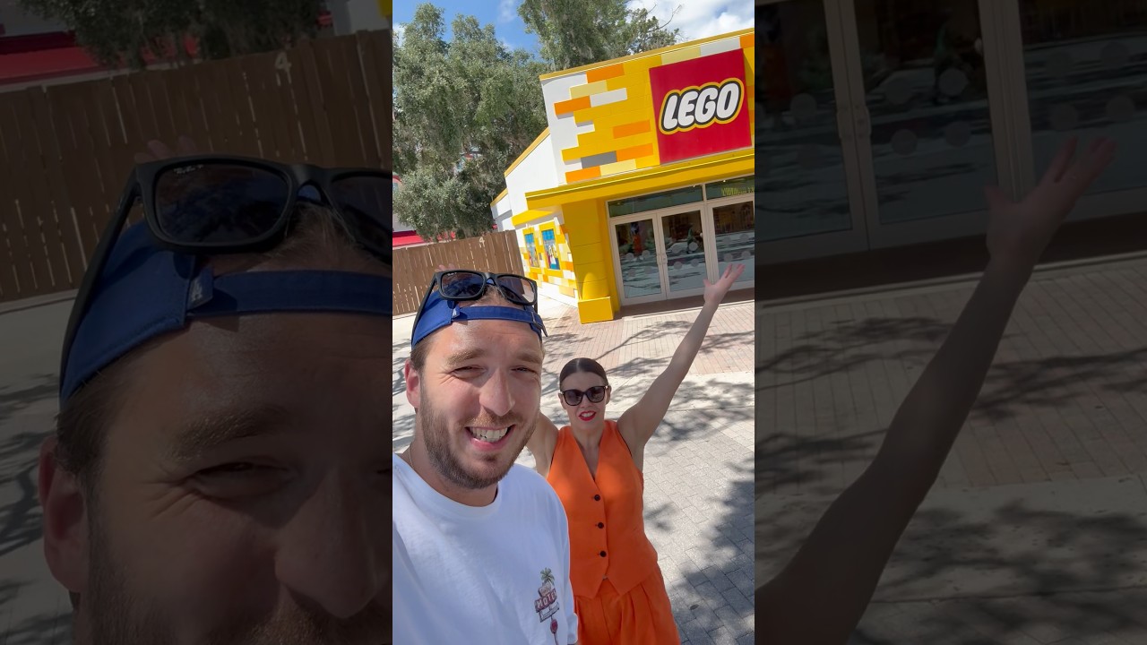 Впервые в LEGOLAND Florida&hellip; и здесь ТАК тихо! 😳🎢 @OceanFlorida09 #леголенд #shorts