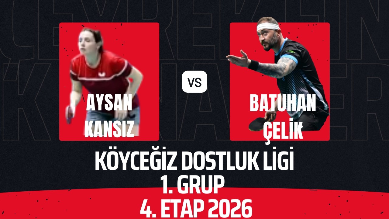 AYSAN KANSIZ-BATUHAN ÇELİK I KÖYCEĞİZ DOSTLUK LİGİ 1.GRUP I 4.ETAP 2026