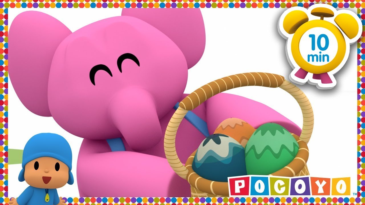 Pocoyo Easter Eggs FUNNY VIDEOS and CARTOONS for KIDS of POCOYO in ENGLISH