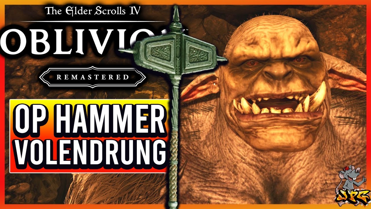 Oblivion Remastered - Legendary Hammer! Volendrung! Malacath Shrine Guide!