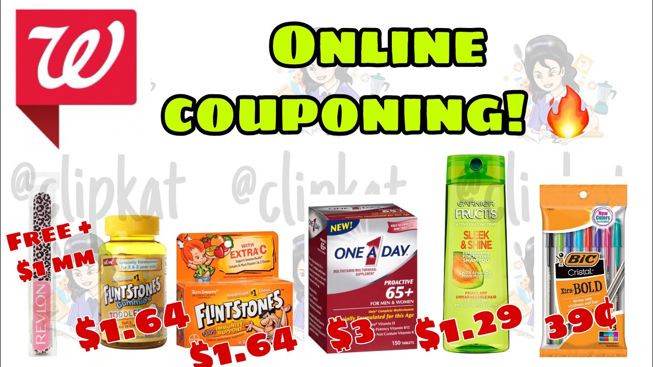 WALGREENS ONLINE COUPONING! 🤑| Deals you can do at home! 🔥🔥| Walgreens couponing| Clipkat