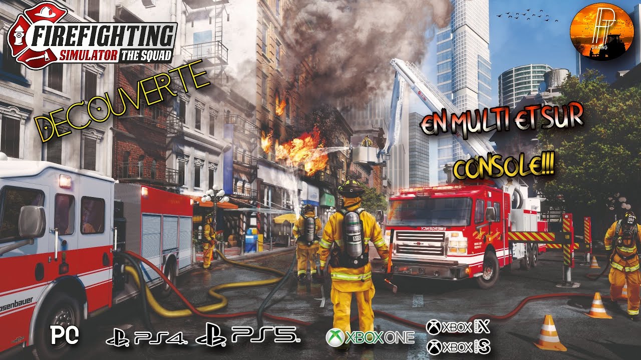 [DECOUVERTE PS5] 🚨🚒  FIREFIGHTING SIMULATOR: THE SQUAD SUR CONSOLE !!🚒 🚨