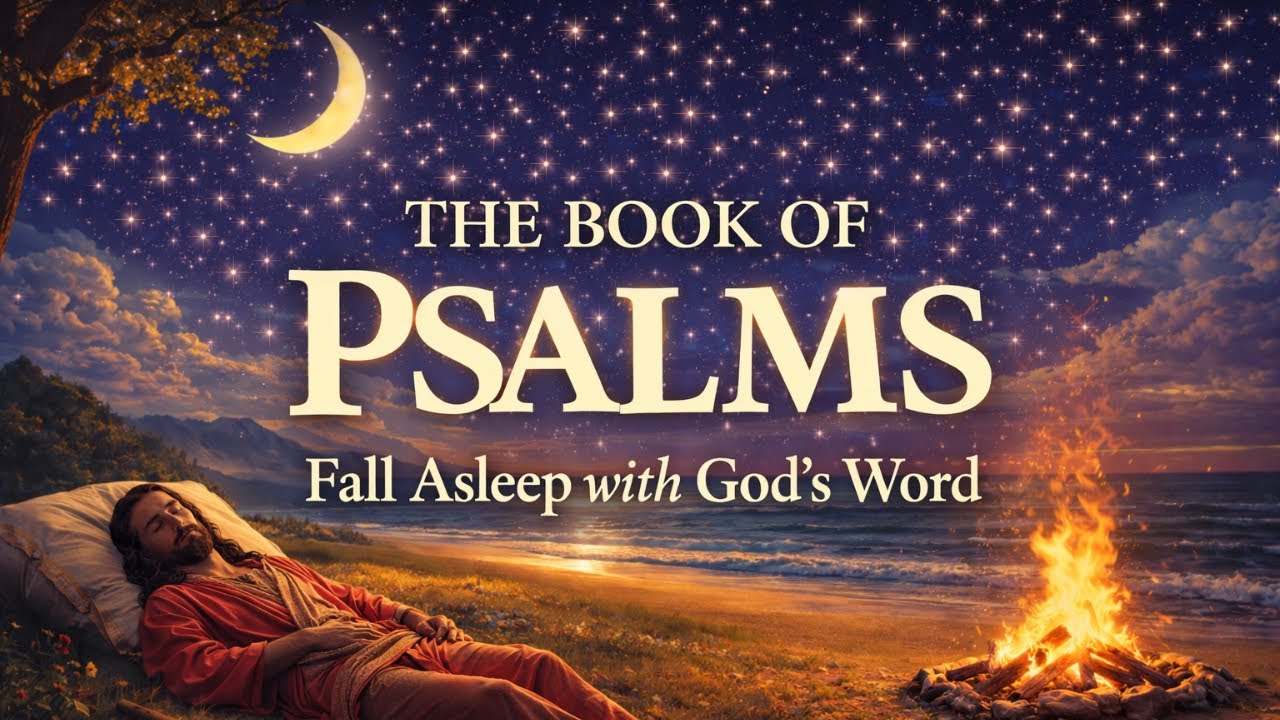 Fall Asleep to the Book of Psalms | Peaceful Bible Reading for Anxiety & Rest