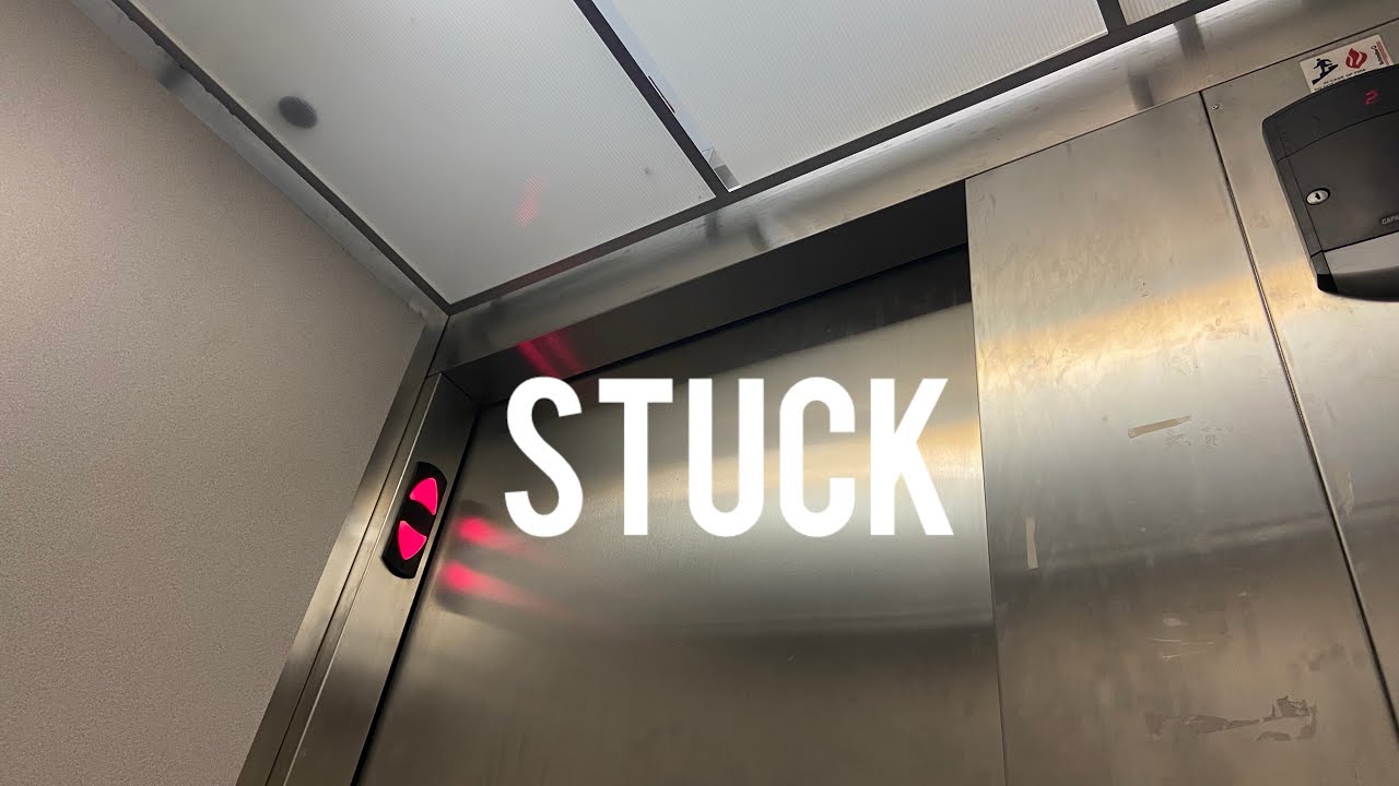 Stuck in an elevator!