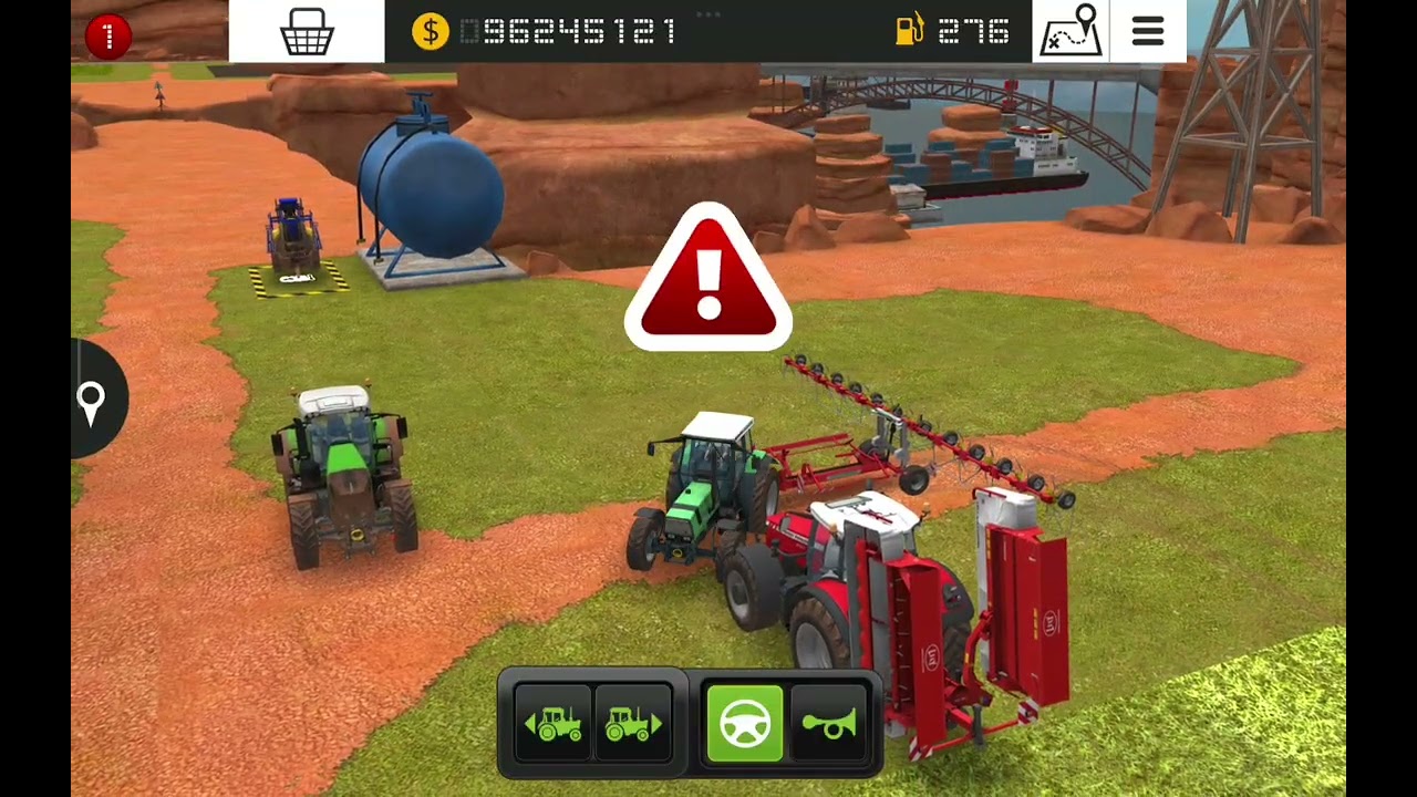 Grass harvesting 🌾 in farming simulator 18 🦁 gameplay with unlimited money 🤑