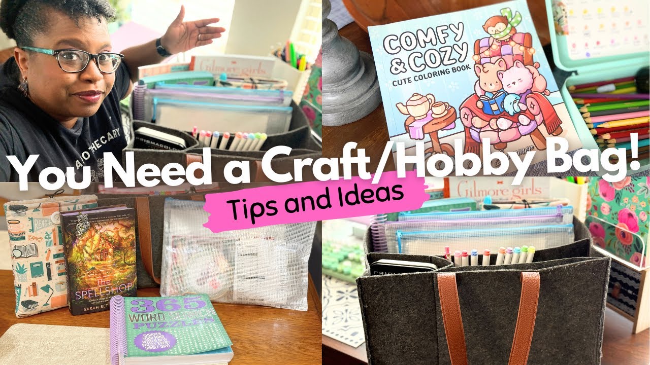 Swap Your Phone for This! Building My Screen-Free Craft and Hobby Bag + Tips!