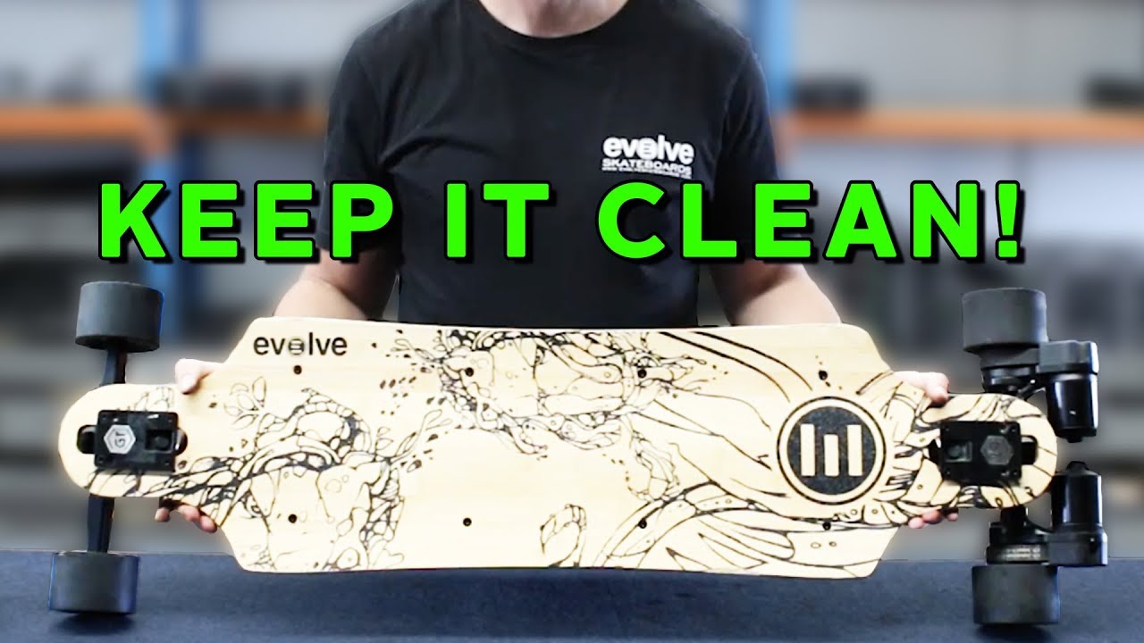 Clean and Re-grip your Evolve Skateboard