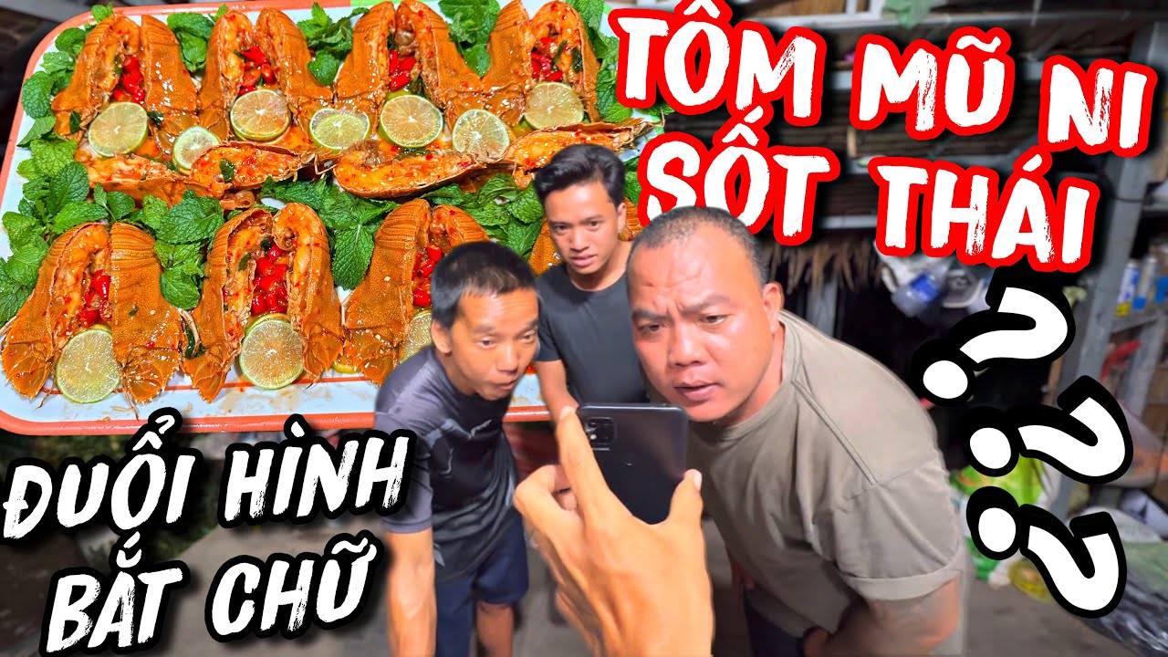 Thèm chảy nước miếng với món tôm mũ ni sốt thái | Thánh Xàm TV