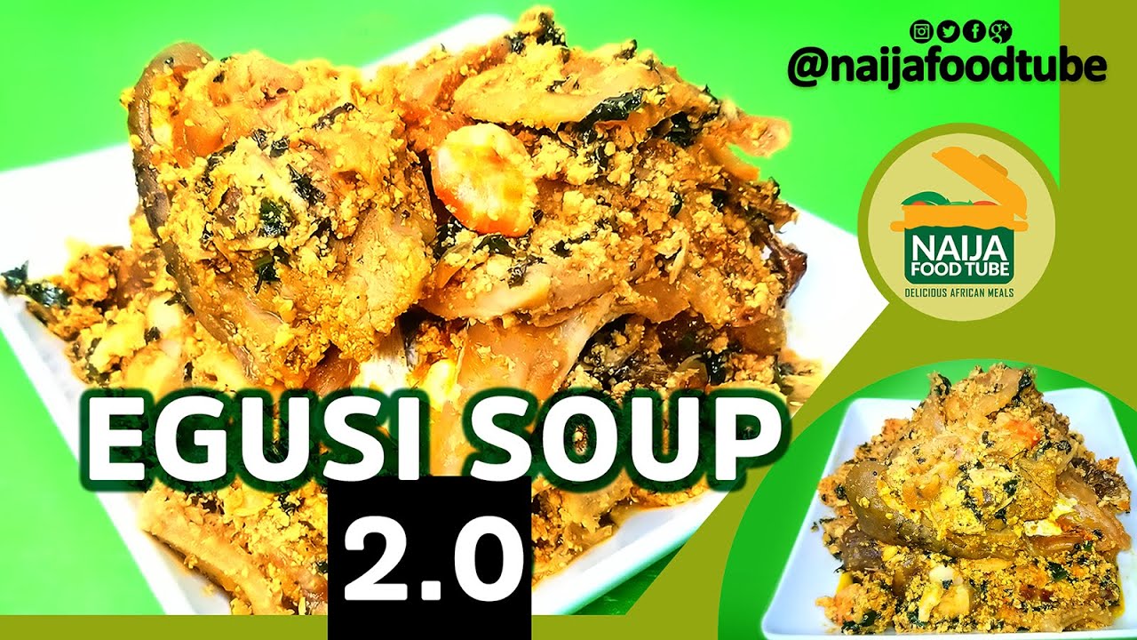EGUSI SOUP 2.0 | The Real Party Egusi Soup | NaijaFoodTube
