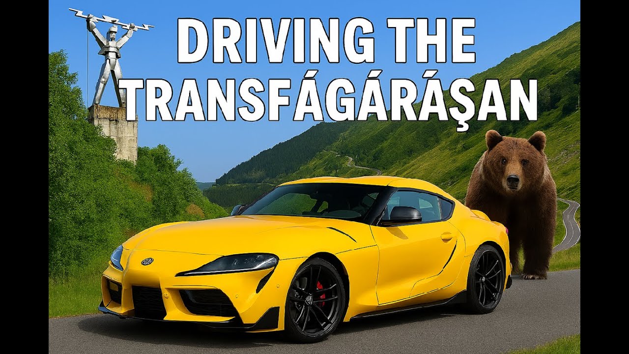Supra driving on Transfagarasan (Balea Lake to Vidraru Dam)