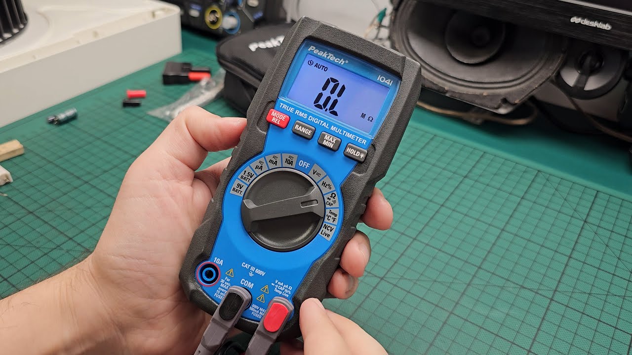 PeakTech P 1041 TrueRMS digital multimeter 4000 Counts and Auto Range - great for electricians!