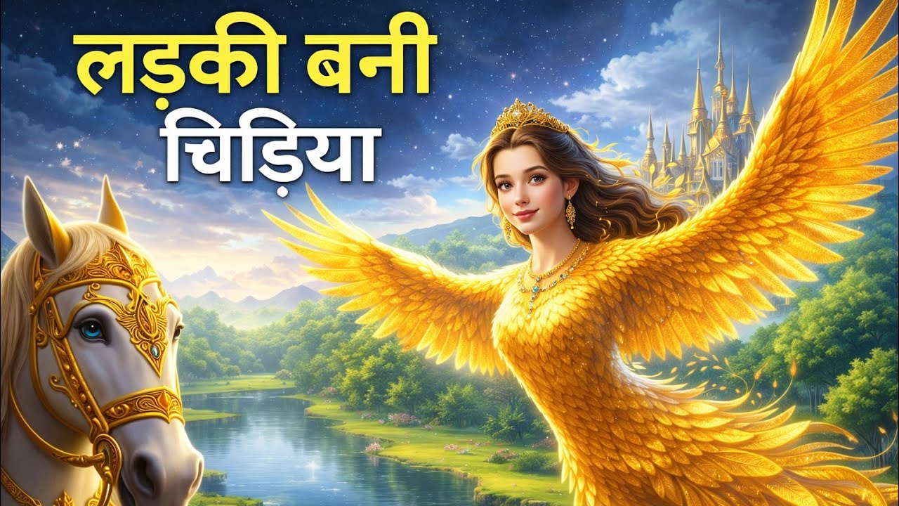 गरीब लड़की बनी सोने की चिड़िया | जादुई कहानी | Poor Girl Turns Into a Golden Bird | Magical Story