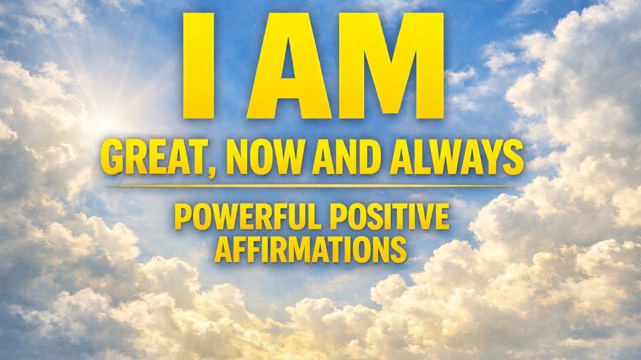  I AM AFFIRMATIONS | POWERFUL POSITIVE AFFIRMATIONS FOR EVERYONE 