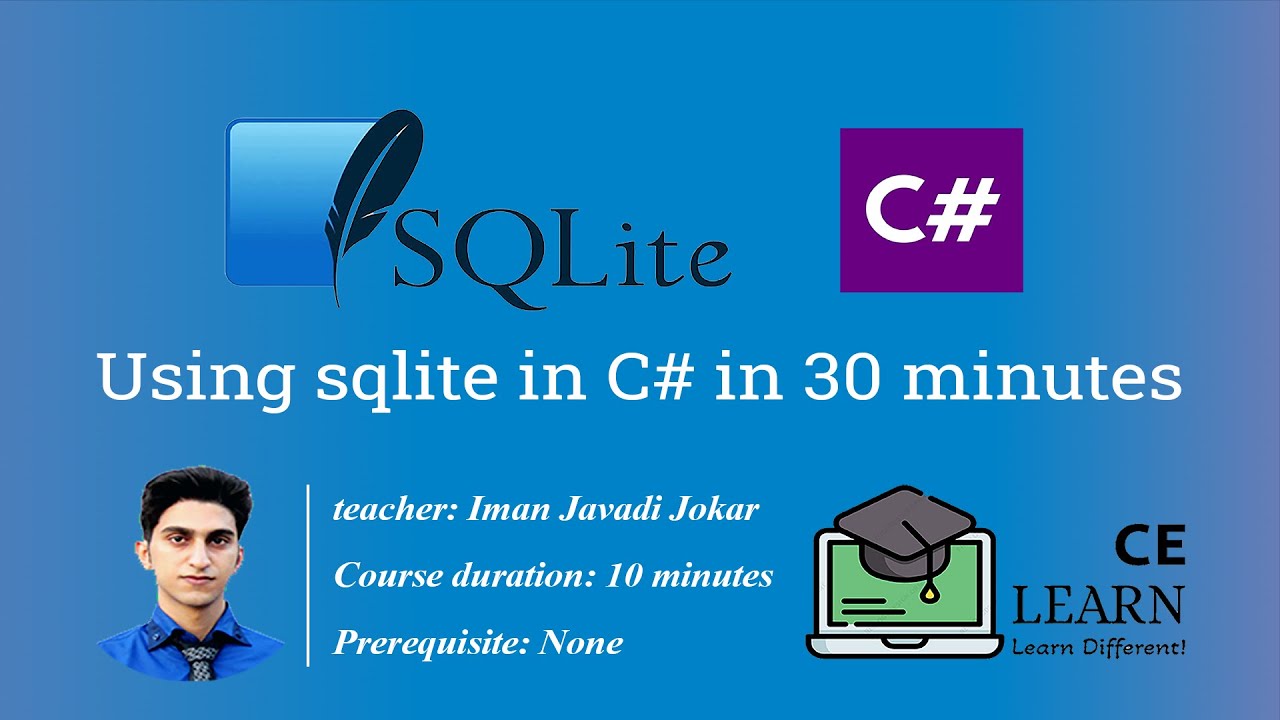 Using Sqlite in C# in 30 minutes