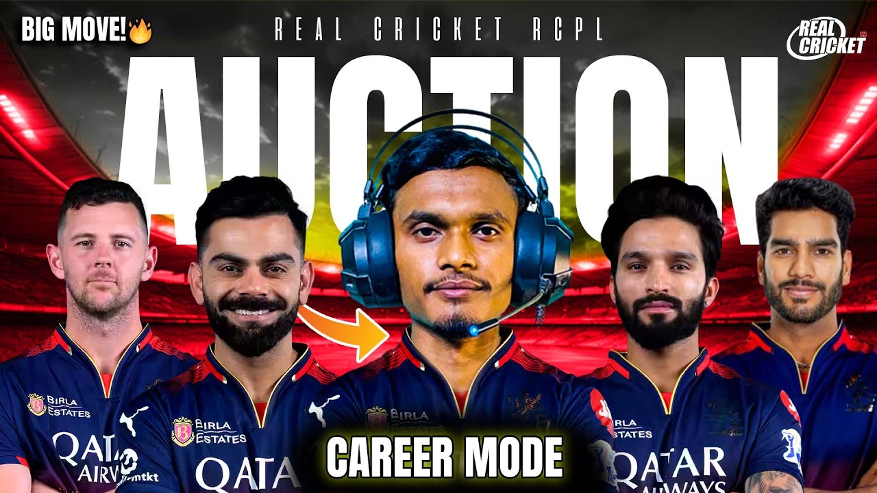 Live IPL 2026 RCB vs MI 🏆| Career Mode 🔥| Real Cricket #shorts #realcricket #gaming