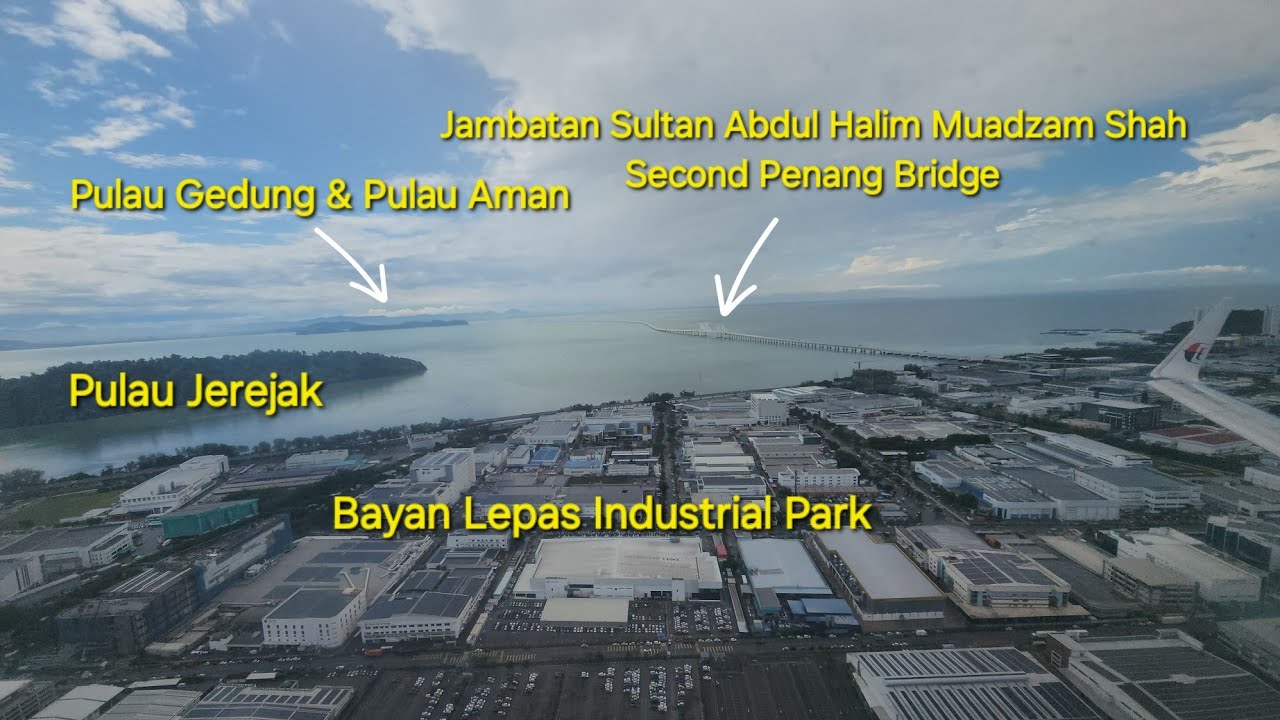 Malaysia Airlines Take Off Penang International Airport Lapangan Terbang Antarabangsa Pulau Pinang