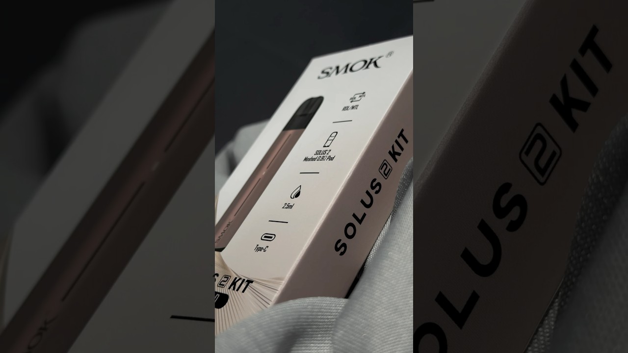 Smok Solus 2 Kit - ідеальний варіант для тих, хто шукає просте рішення без зайвого клопоту.