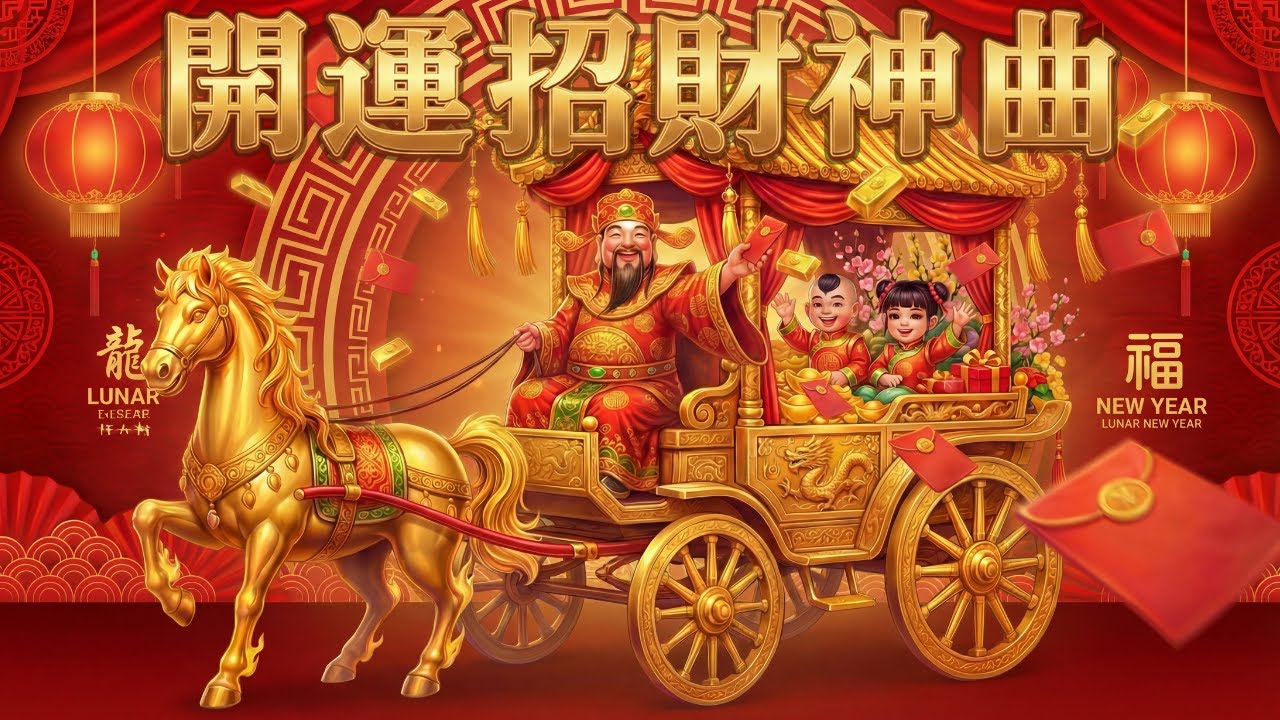 2026春节音乐精选 🐎 新年必听歌曲精选 🎵 | 財神到·發財歌 | Chinese New Year Songs 2026