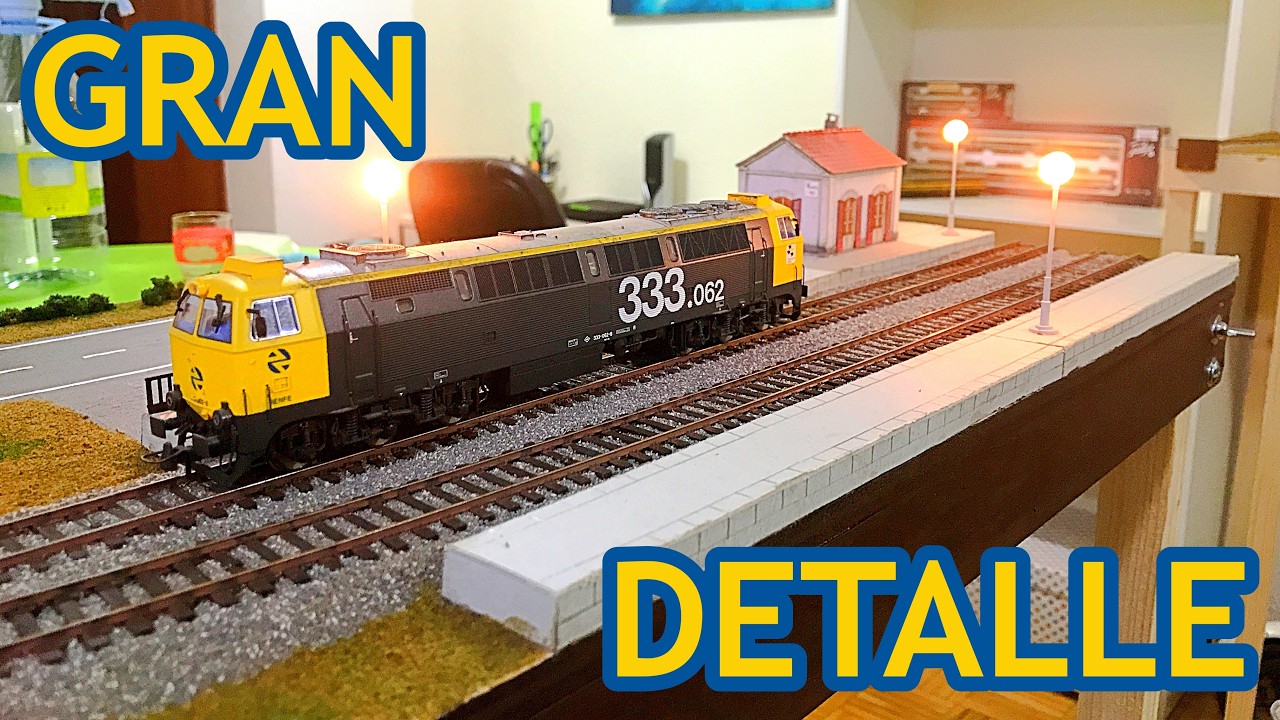 📚 Técnicas construcción de MAQUETAS de TRENES, TUTORIAL Vías andenes y más... MODELISMO FERROVIARIO