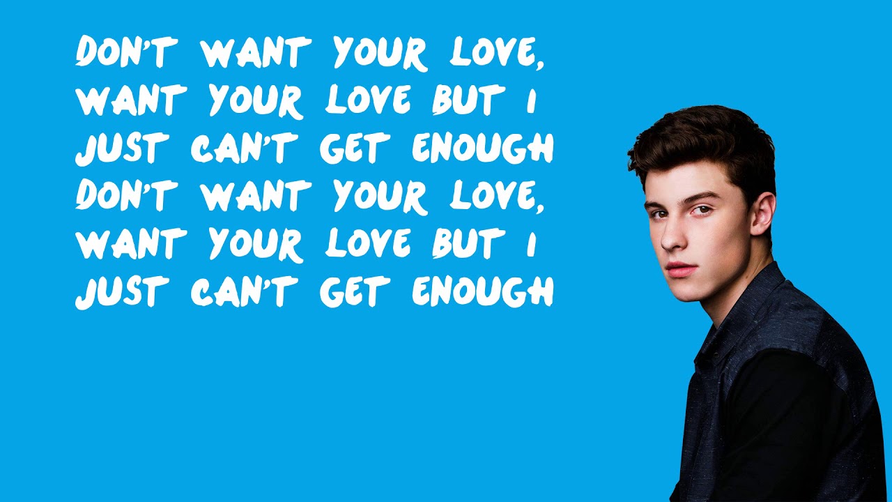 Don't Want Your Love - Shawn Mendes (Lyrics)