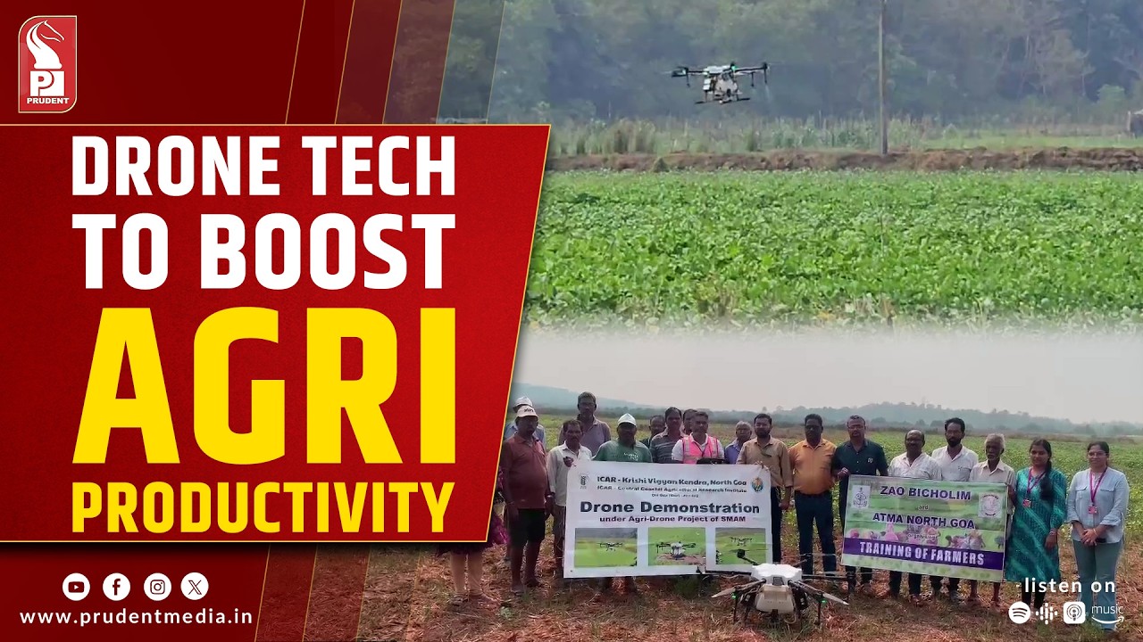 Drone Technology Offers Lifeline to Mayem Farmers Battling Pest Attack