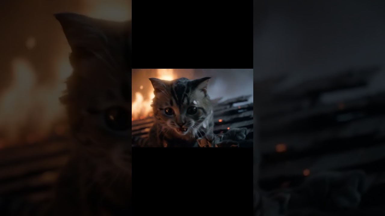 A Brave Cat&rsquo;s Fight to Protect Her Babies #rescueanimal #rescueanimals