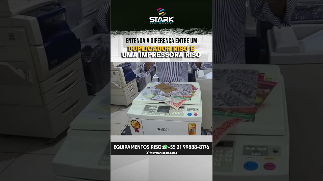 Entenda a diferença entre os Duplicadores e as Impressoras da Riso.