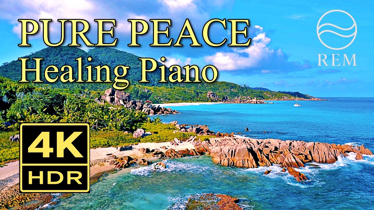 GOLDEN HOUR ESCAPE ● Journey from Azure Seas to Pine Forests ● Healing Piano Solo ● 4K HDR