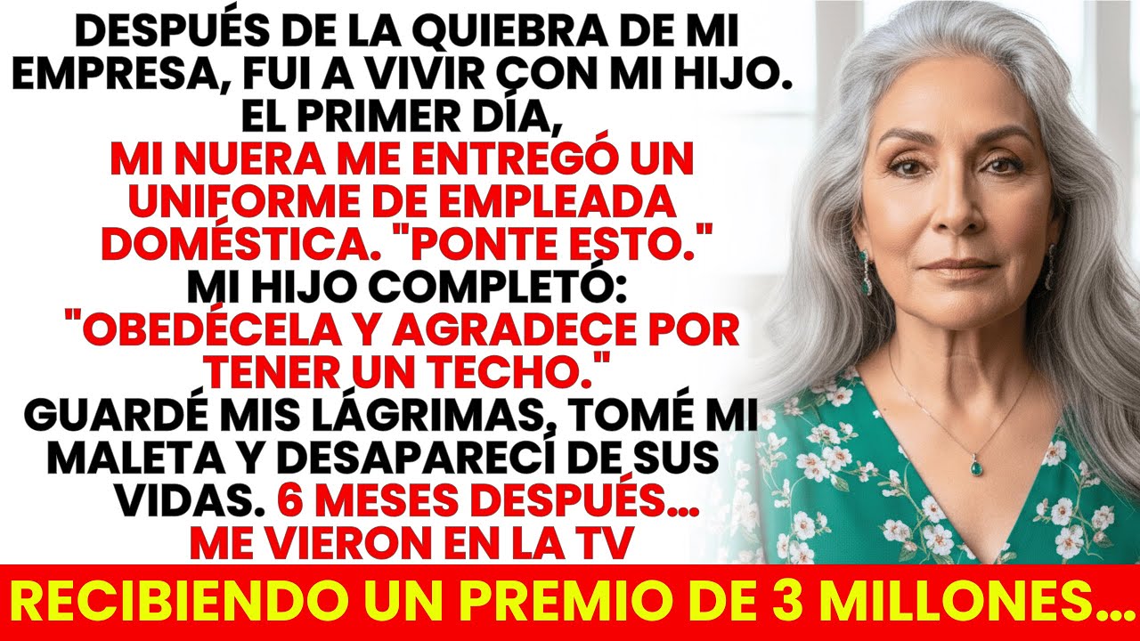 Mi Nuera Quiso Hacerme Su Empleada… Mi Hijo Dijo: “Agradece Por Tener Techo.” 6 Meses Después…