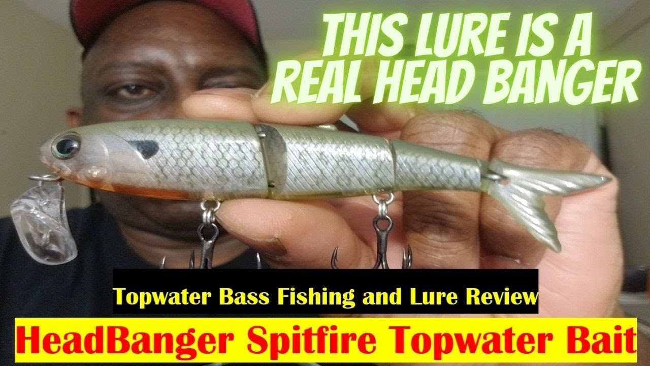 Bass Fishing Lure | Headbanger Spitfire | Topwater Bass Fishing