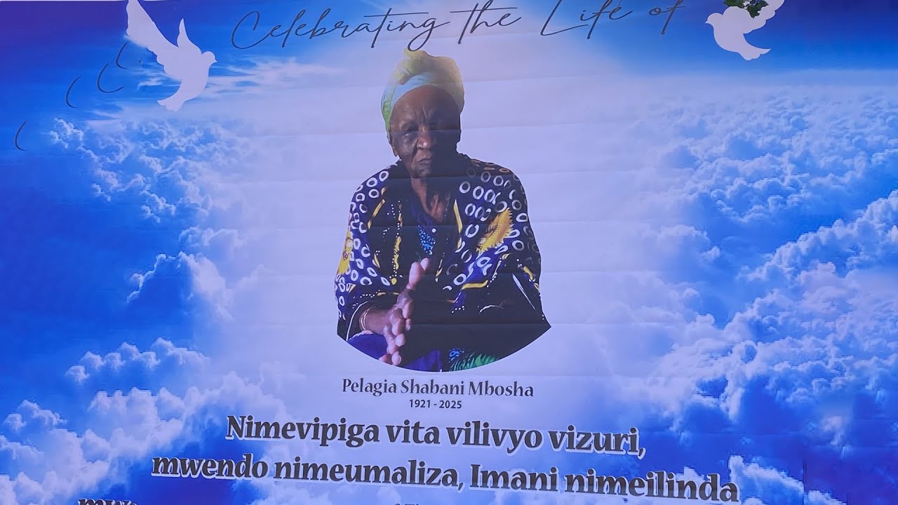 IBADA YA MAZISHI YA MAMA/BIBI YETU PELAGIA SHABANI MBOSHA