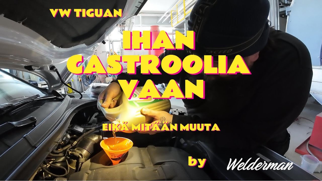 VW Tiguaanin öljyn vaihto