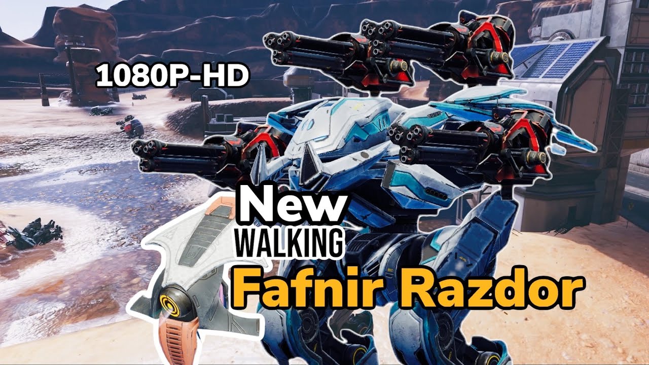 New Fafnir  Razdor MK3 | New Walking Fafnir With 50% Defense point | War Robots Gameplay