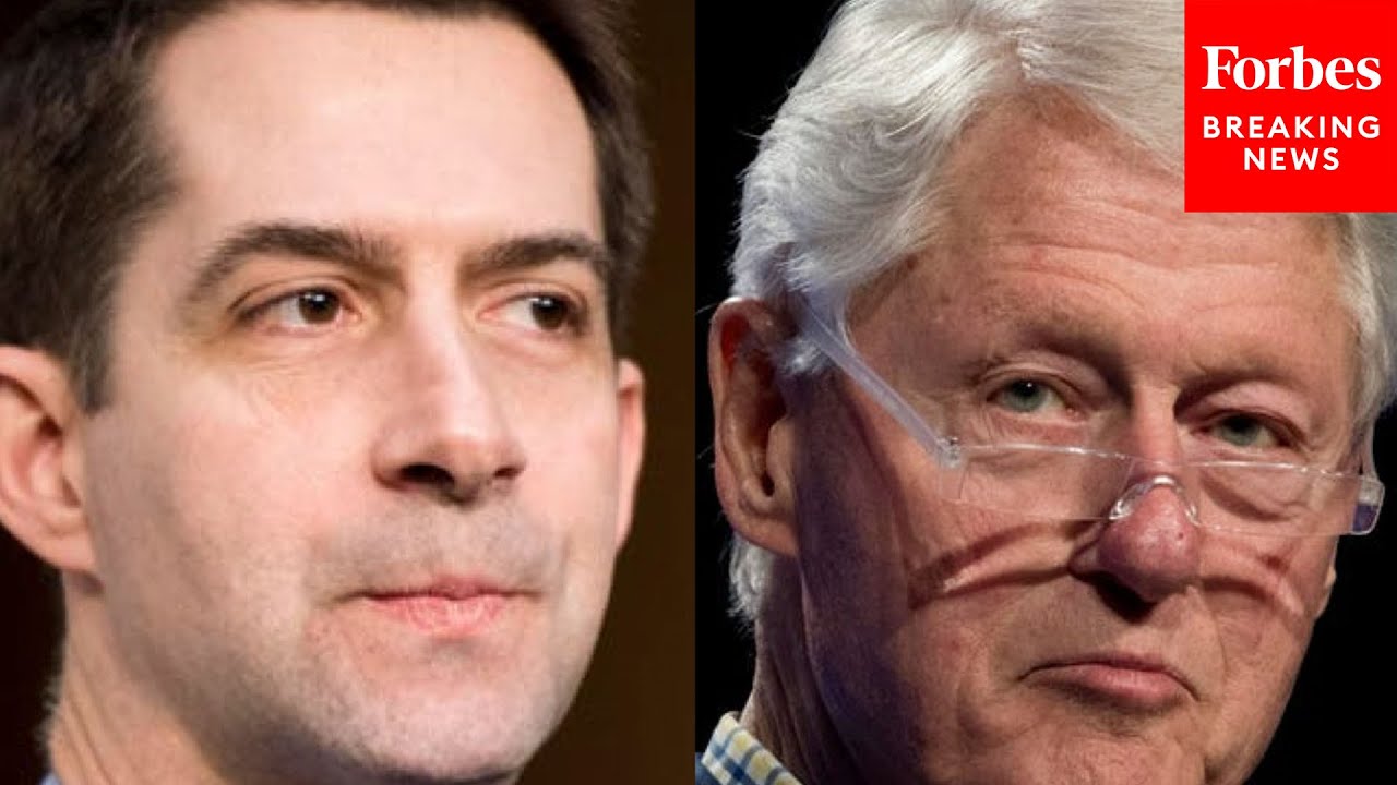'Families Were Shattered': Tom Cotton Goes After Bill Clinton For Pushing To Add China To WTO