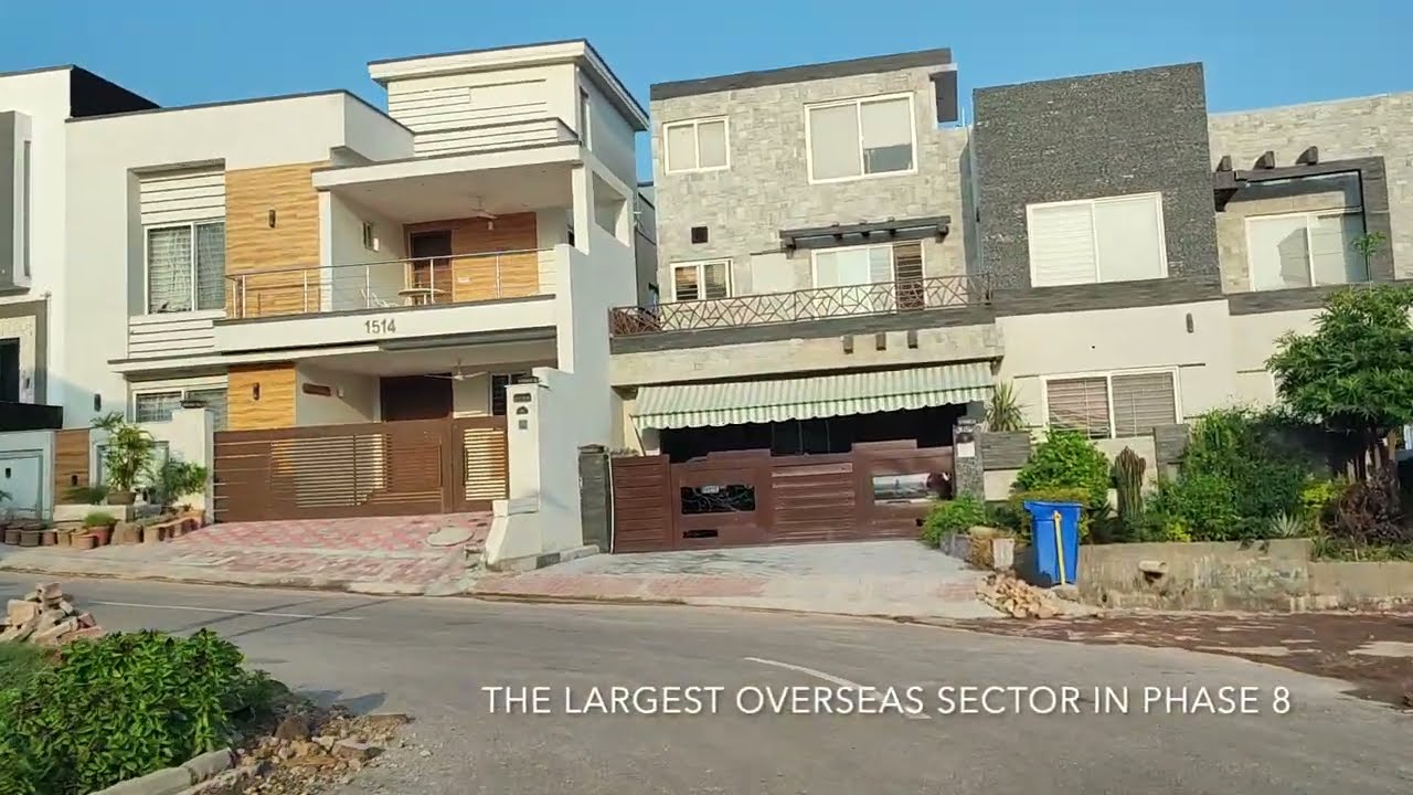 Tour of Overseas Sectors in Bahria Town Phase 8 Rawalpindi