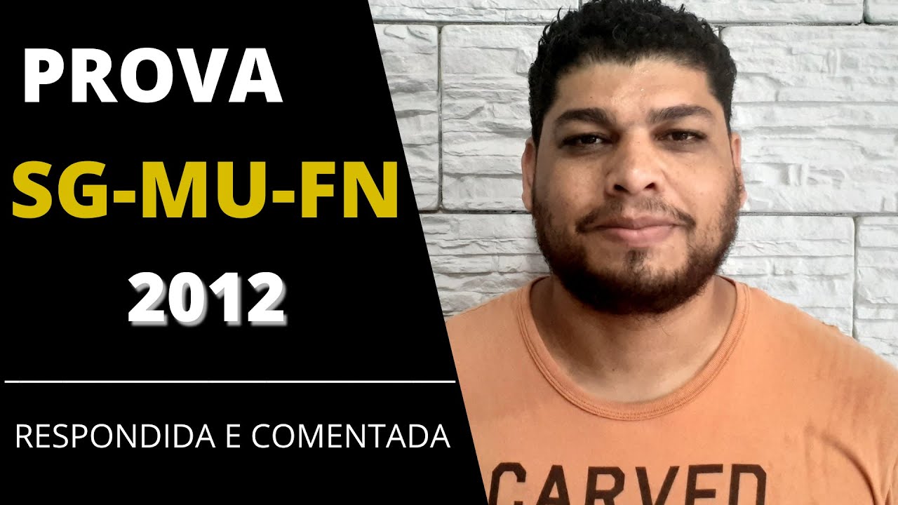 PROVA SARGENTO MÚSICO 2012 | RESPONDIDA E COMENTADA