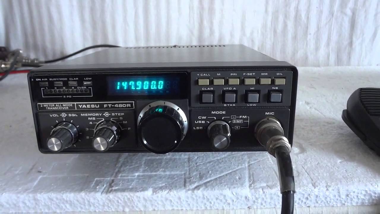 Vintage Yaesu FT 480R all mode VHF transceiver for desktop or mobile