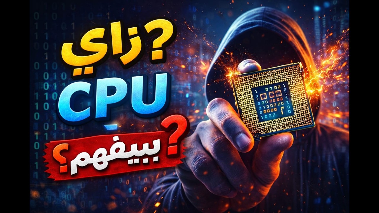 إزاي البروسيسور بيفهم الأوامر؟ (من غير تعقيد)