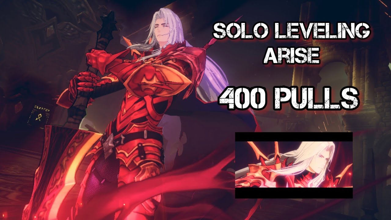 400 PULLS Red Knight / Solo Leveling Arise ♥️♦️♥️