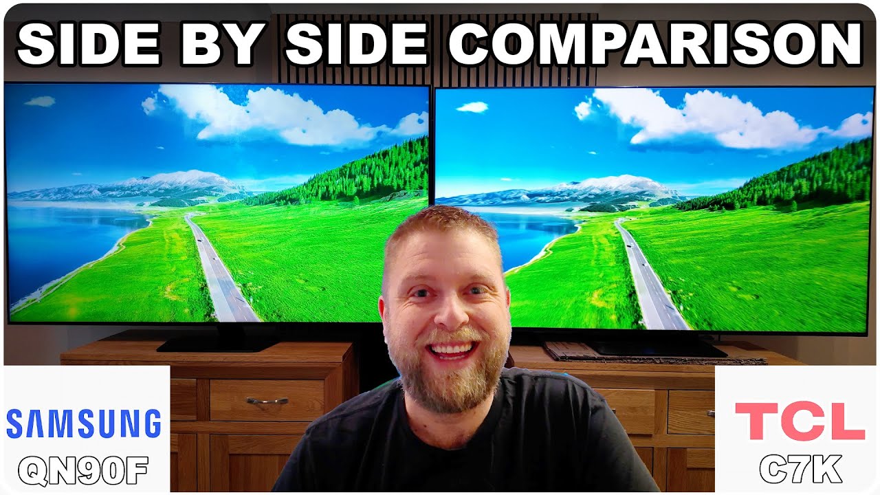 TCL C7K kontra Samsung QN90F... Por&oacute;wnanie obok siebie