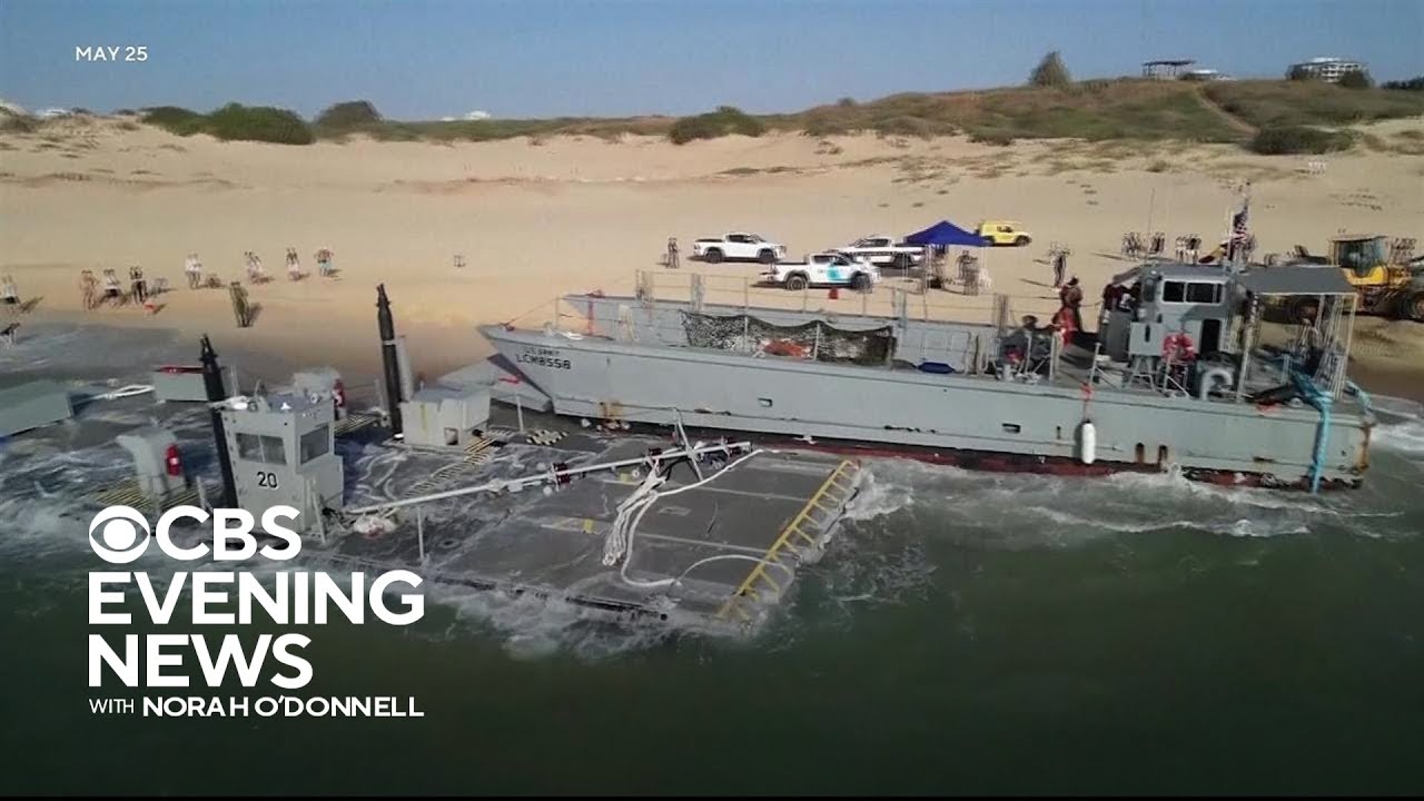 U.S. humanitarian aid pier in Gaza under scrutiny
