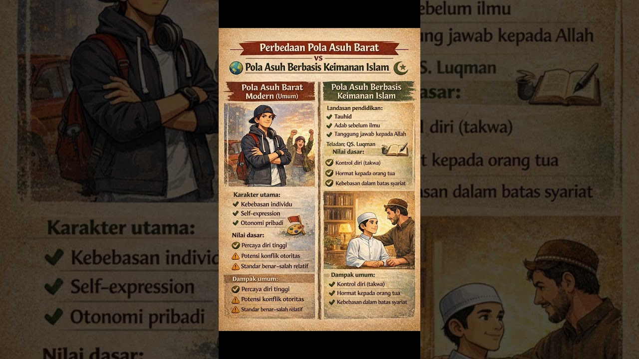 Pola Asuh Islam Vs Barat
