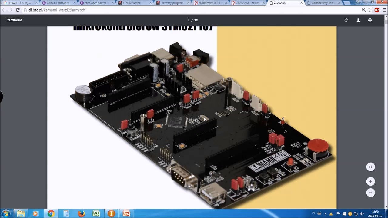 Programowanie ARM (STM32, CooCox, Wgrywanie kodu) #1
