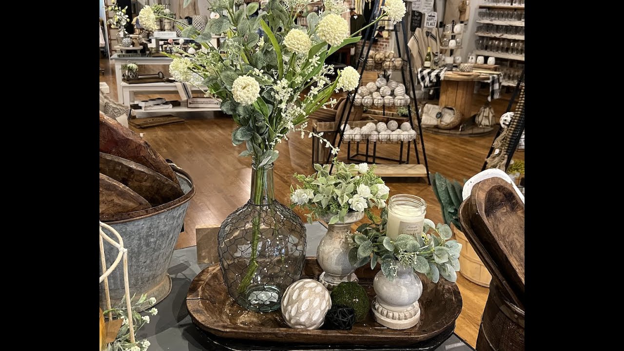 SPRING SUMMER VIGNETTES - Great display updates including new product just in time for Mother's Day!