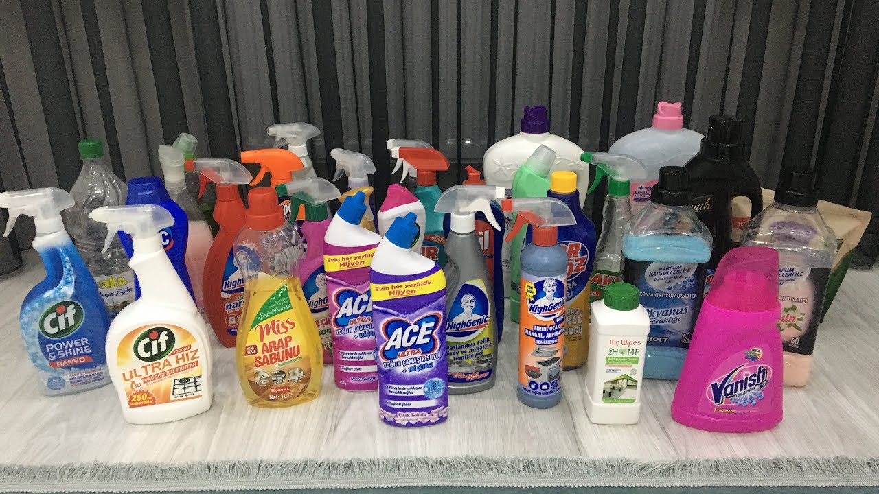 KULLANDIĞIM TEMİZLİK ÜRÜNLERİM 🧼 | Memnun Kaldıklarım