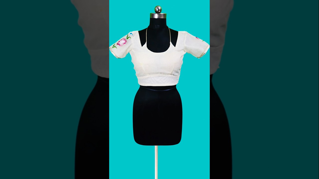 Madhubala Blouse Design Cutting | Trending Blouse Front Neck design #madhubala #blouse #fashion