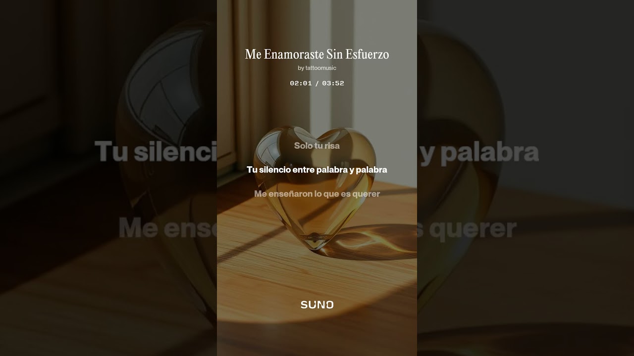 Me Enamoraste Sin Esfuerzo 