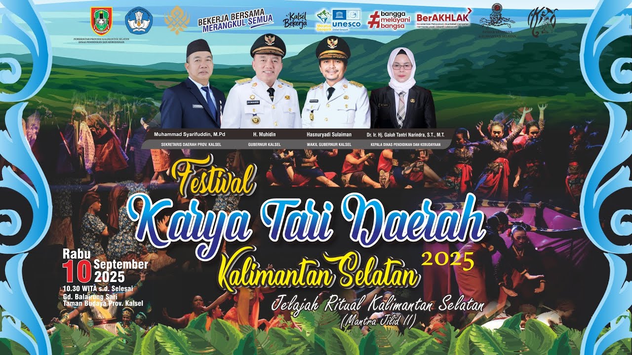 Fesival Tari Daerah Kalimantan Selatan 2025 (Mantra Jilid II)
